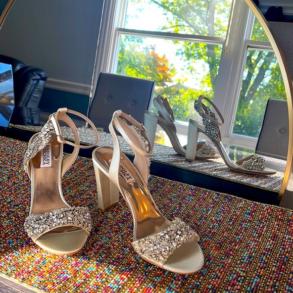 Badgley Mischka Collection Libby Ankle strap sandal size 8 - Picture 4 of 6